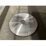 7” X 1” X 1/8” 100 Grit Grinding Wheel (NEW)