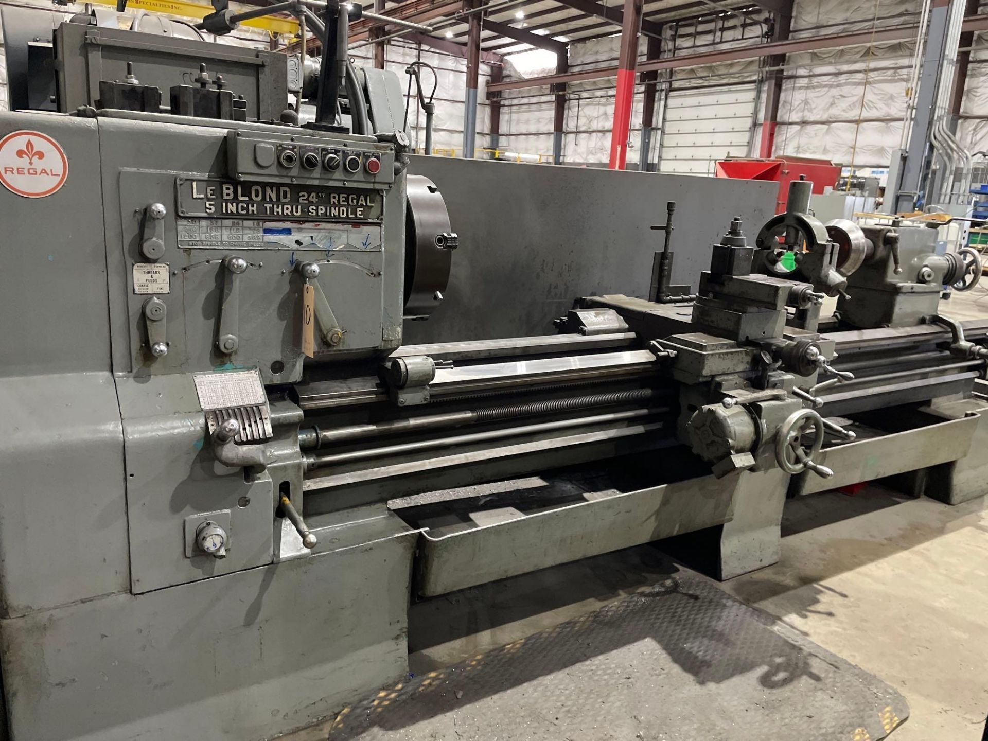 LeBlond Engine Lathe 24" x 96", S/N 2 H869 - Image 2 of 13