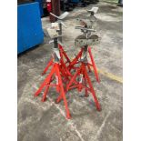 Lot of 6 Rigid Pipe Stands. See Photo