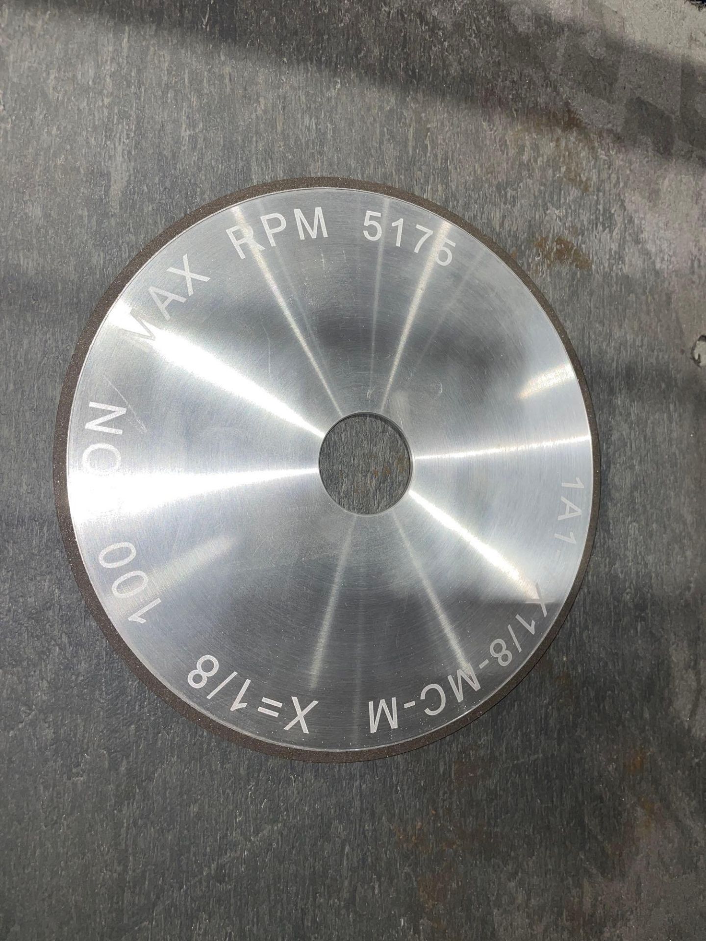 7” X 1” X 1/8” 100 Grit Grinding Wheel (NEW) - Image 2 of 4