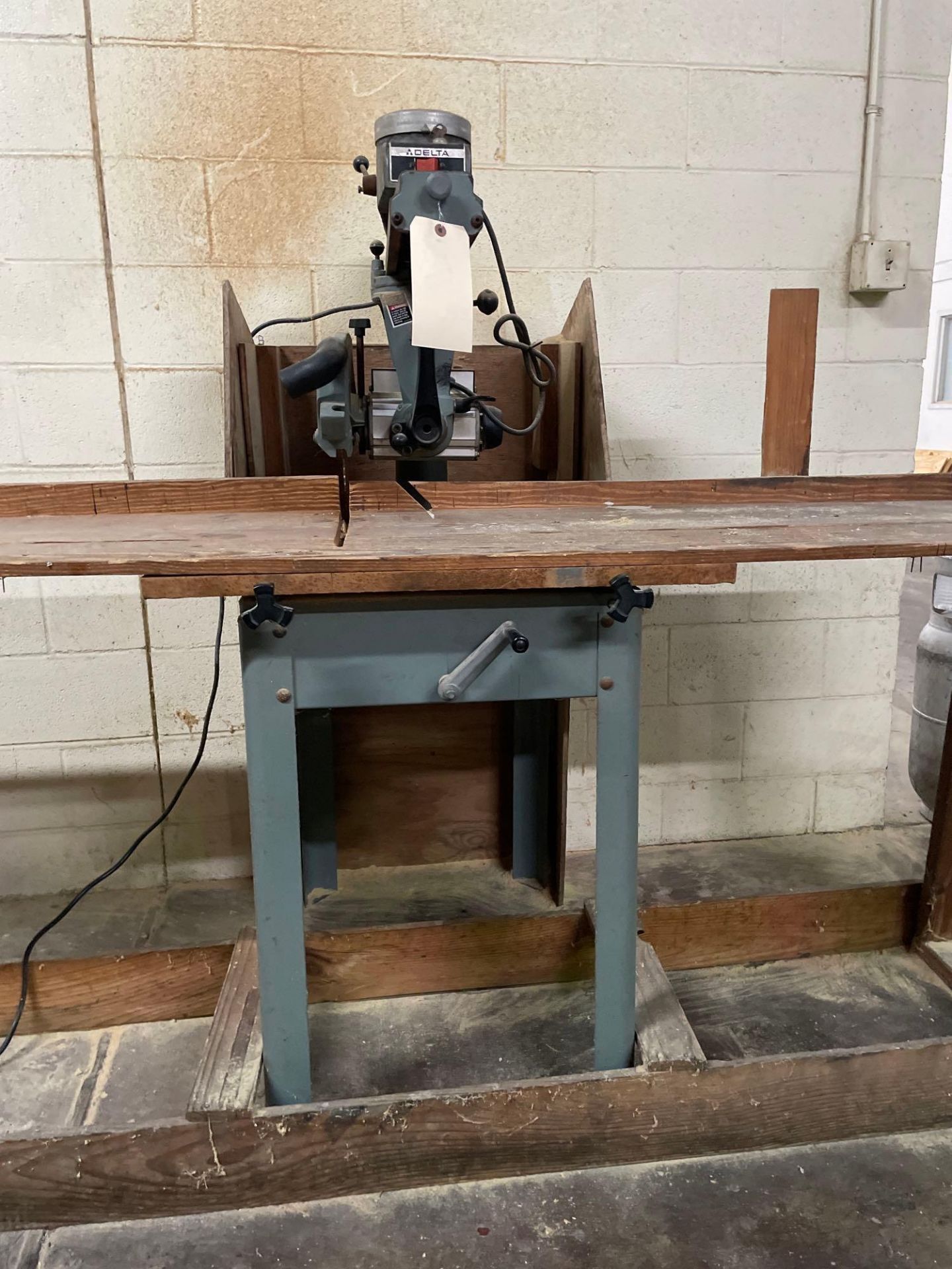 Delta 11” Table Saw with Custom Built Guiding Table 171” X 19” - Image 3 of 6