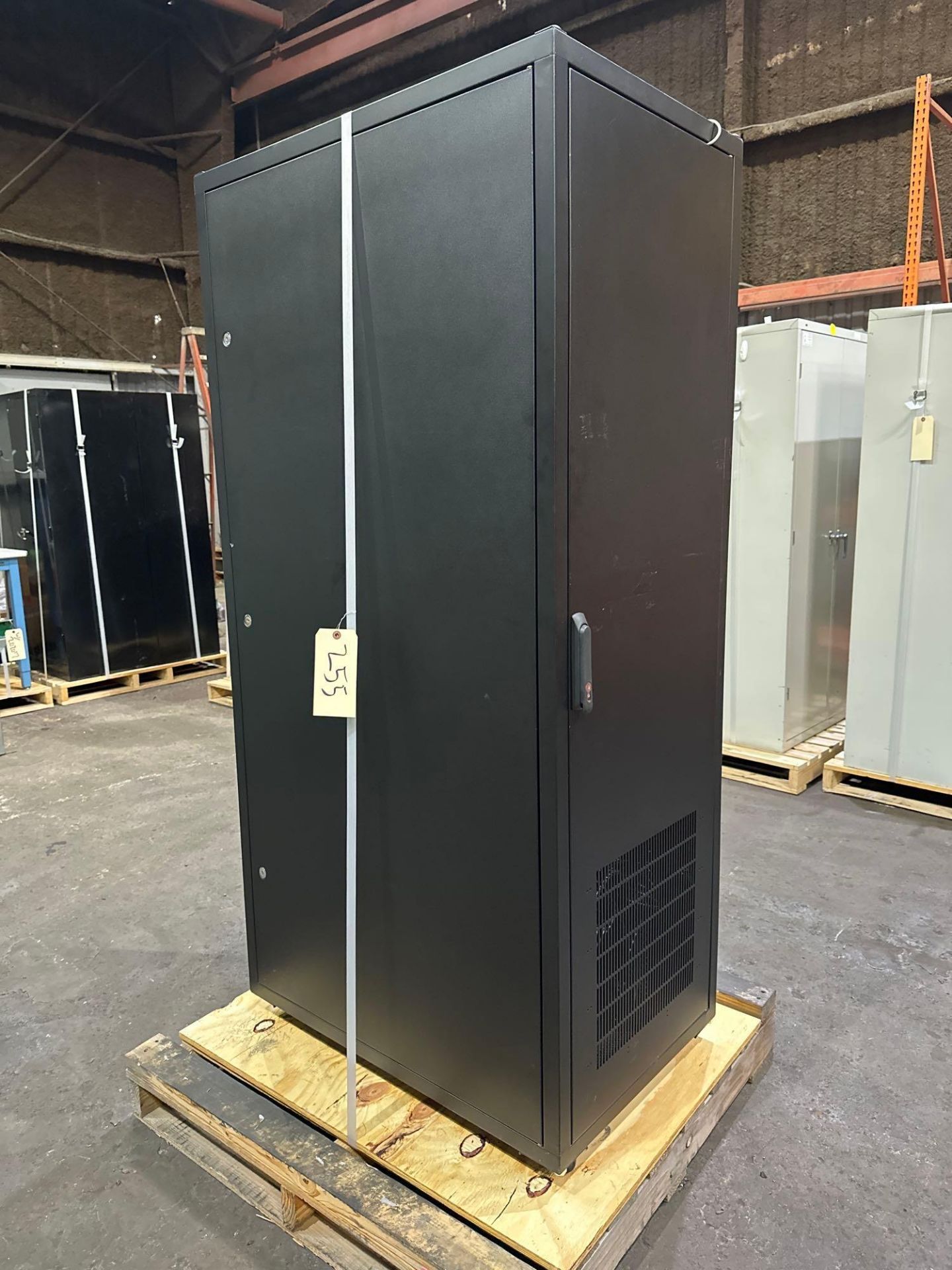Server Electrical Cabinet on casters 23 1/2”L x 35 1/2”W x 73 1/2”H. See photo. - Image 3 of 14