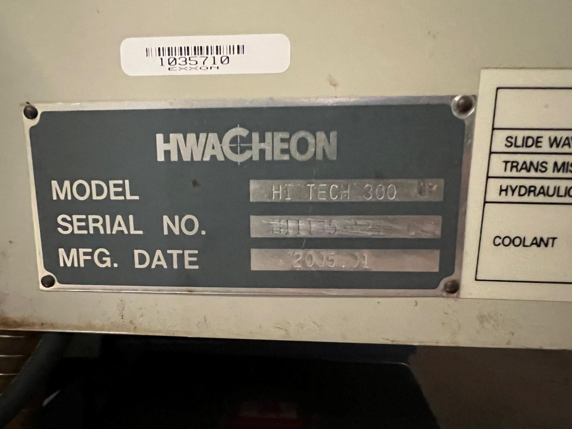 Hwacheon Hi-Tech 300 CNC Lathe - Image 13 of 36
