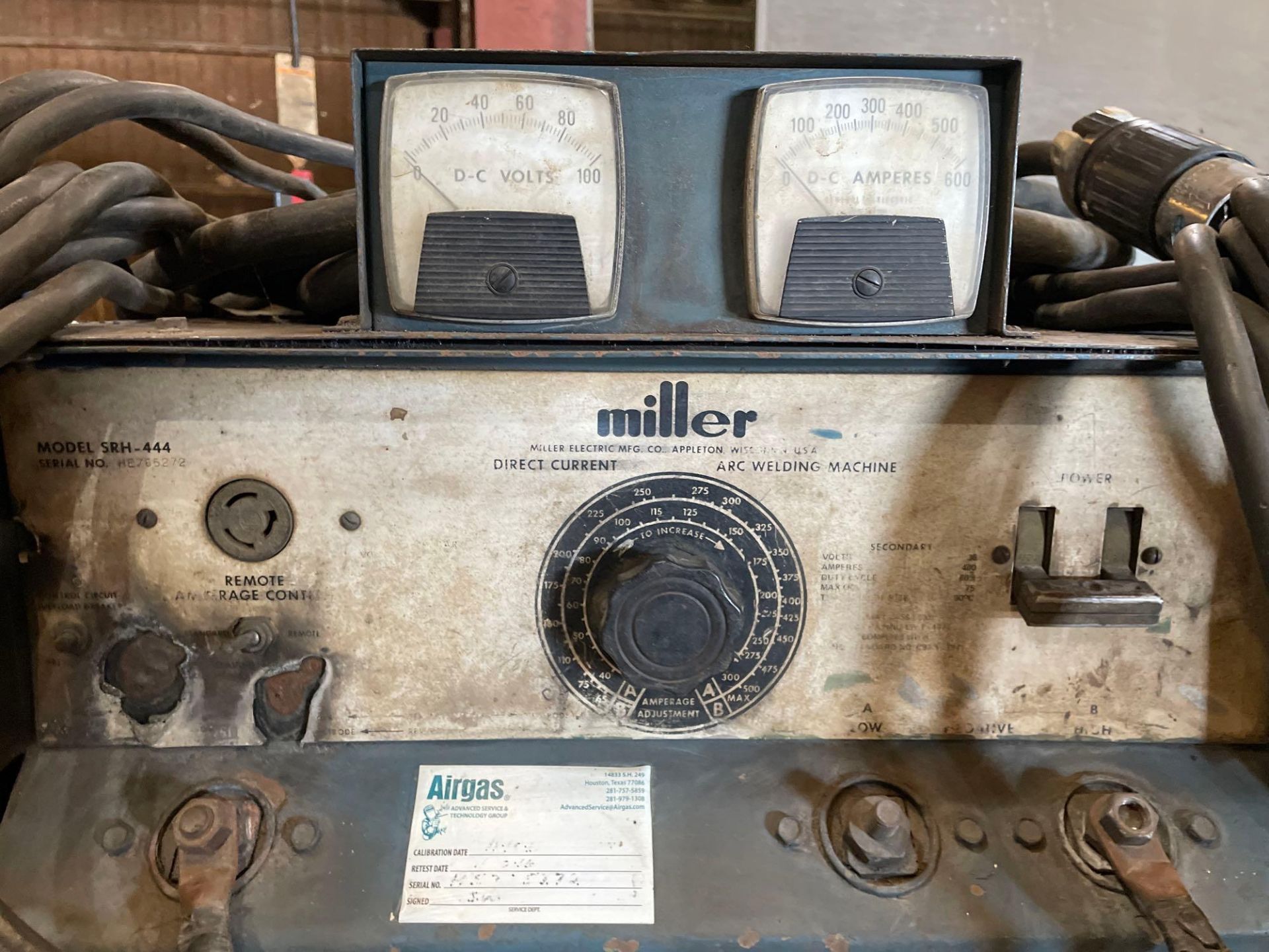 Miller Welding Power Source Model SRH-444, S/N HE785272 - Image 6 of 6