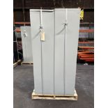 Lot of 2 HON Double Door Metal Cabinet 6 shelves, 36”L x 18”W x 71 1/2”H. See photo.