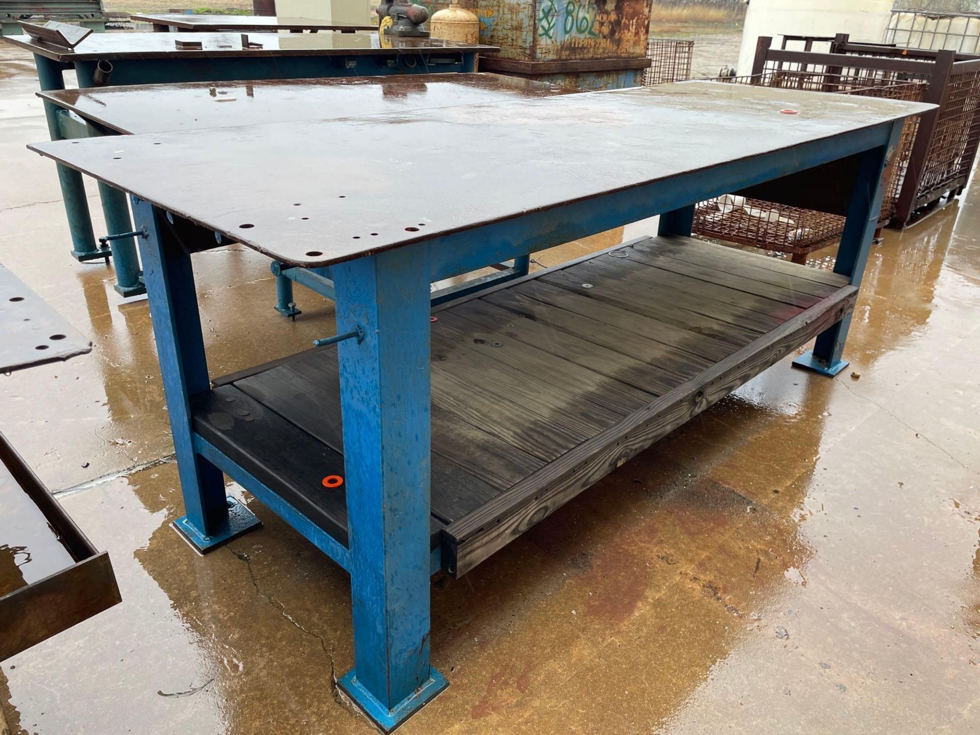 Heavy Duty Metal Table 96” X 36 ” X 36”, with 1/4” Thickness - Image 2 of 4