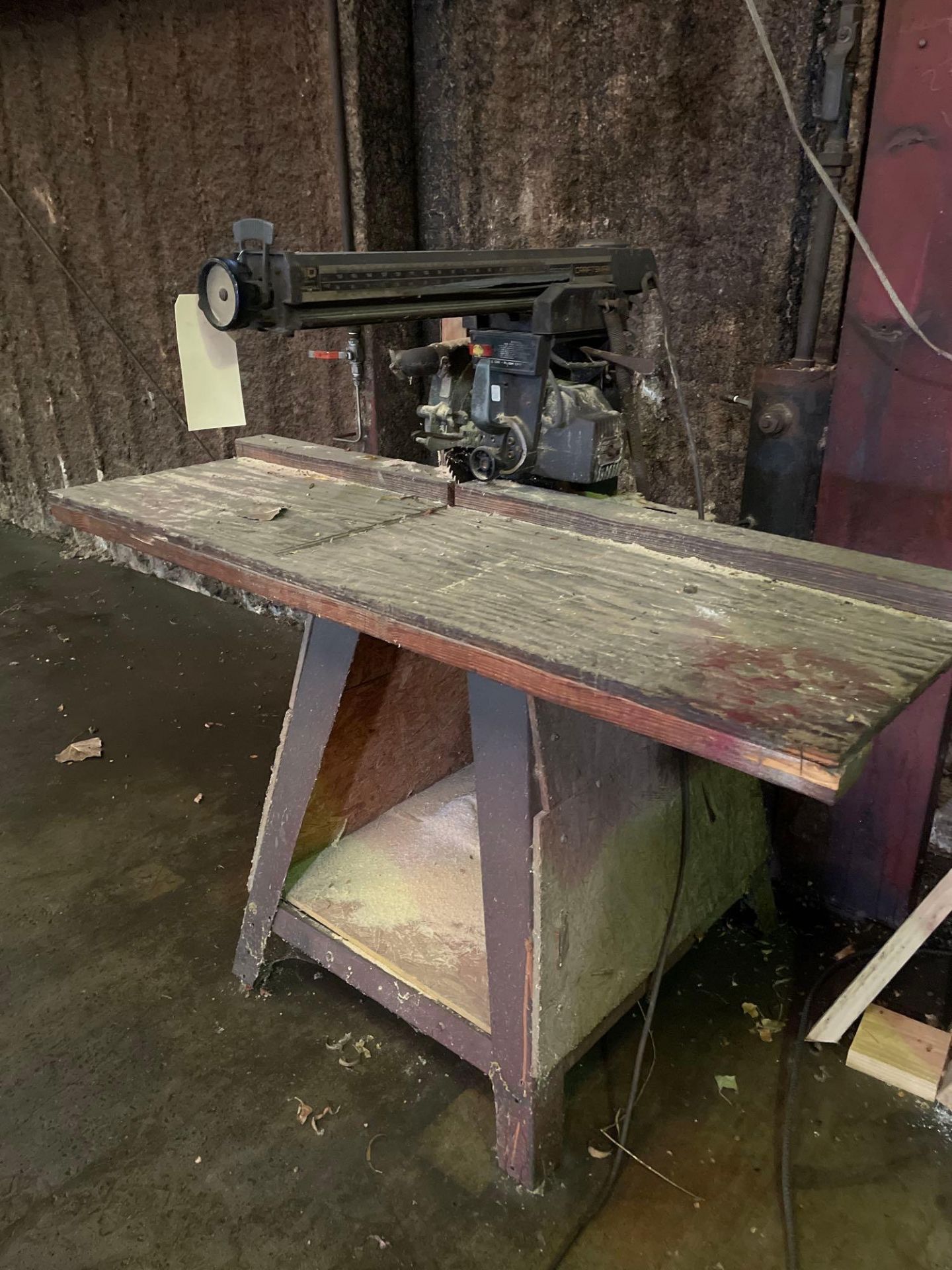 Sears Craftsman Saw with 10” Radial Arm and Custom Built Base