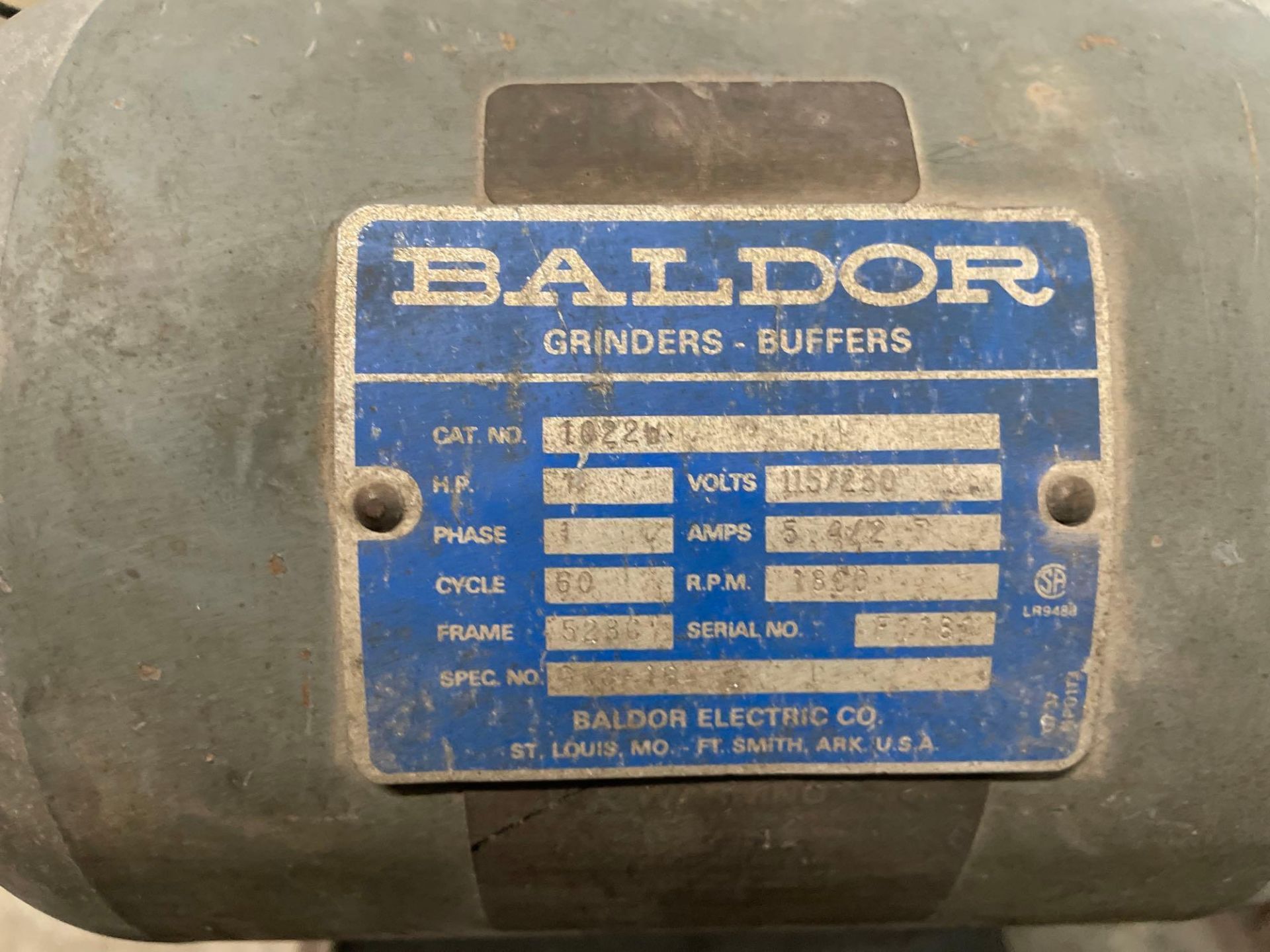 Lot of 2 Baldor Double End Grinders - Image 7 of 7