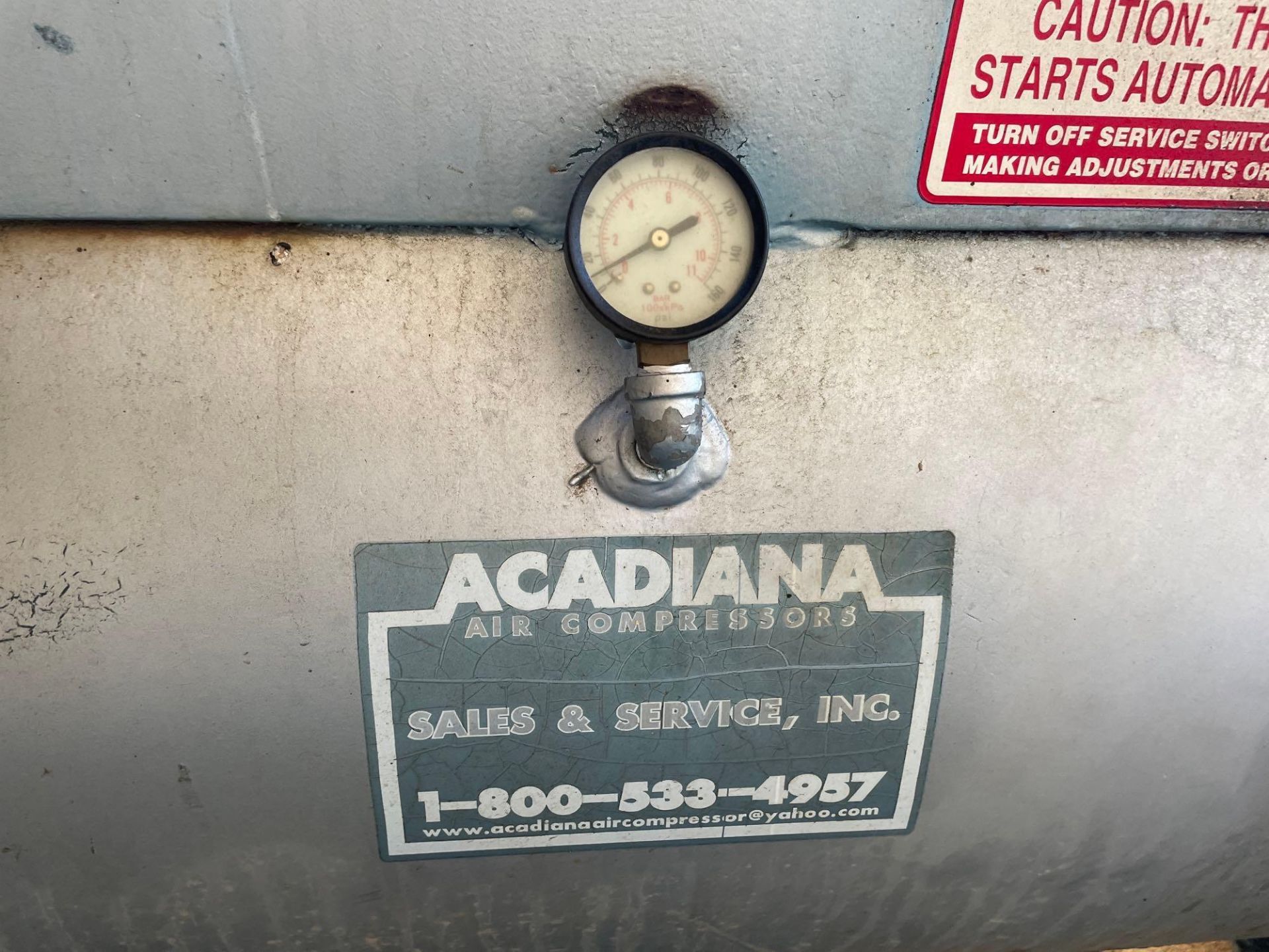 15 HP Acadians Air Compressor with Deltech SPX Flow Air Dryer - Image 3 of 6