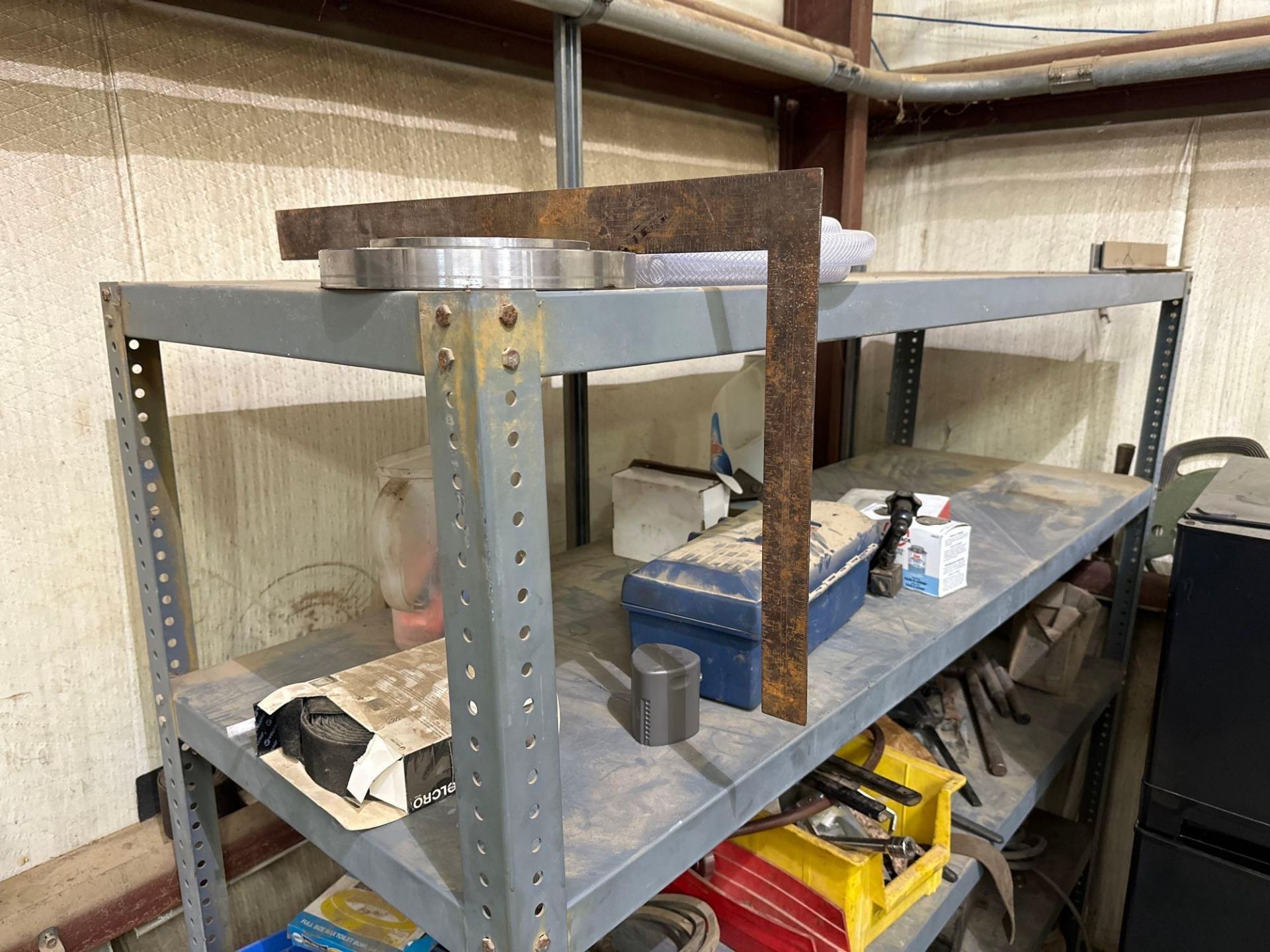 Metal Shelve W/Contents Miscellaneous Items. See photo. - Image 2 of 11