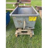 Wright Self Dumping Hopper on Casters