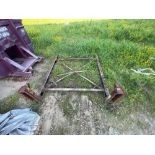 78” L X 27” X 86” Metal Rack with No Arms