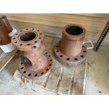 Lot of 2: Heavy Duty Flanges