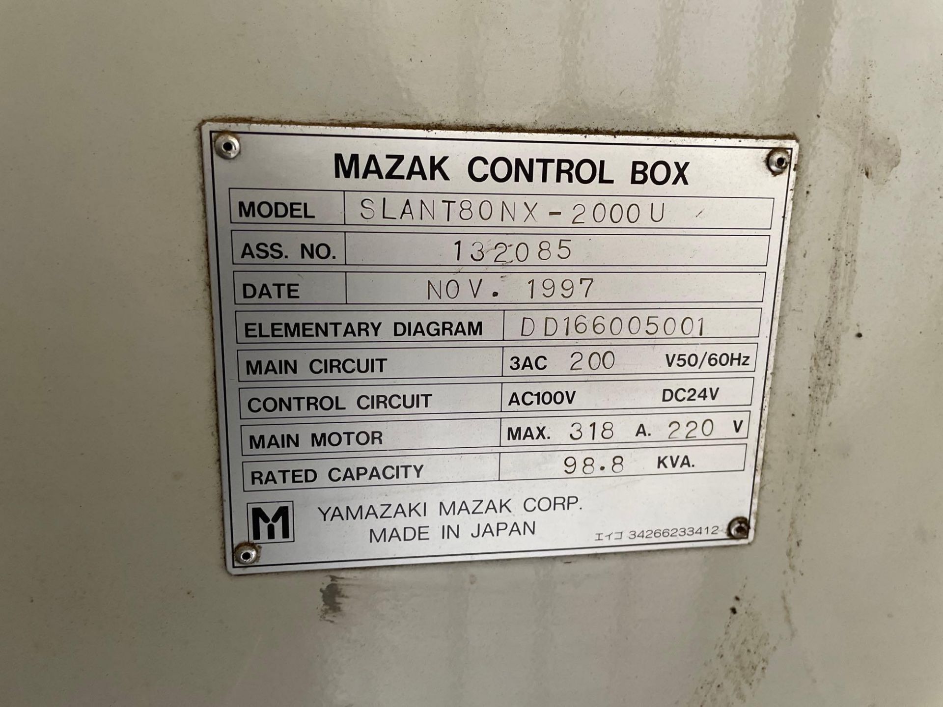 Mazak Slant Turn 80NX - 2000 U, S/N 132085 - Image 39 of 59