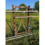 8 Arm Cantilever Rack, 38” X 13” Arms X 75” Height