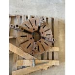 25” BTC 2 Piece 4 Jaw Chuck with 7” Thru Hole