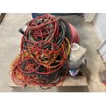 Pallet of Assorted Air Hoses and Extension Cords. See photo.