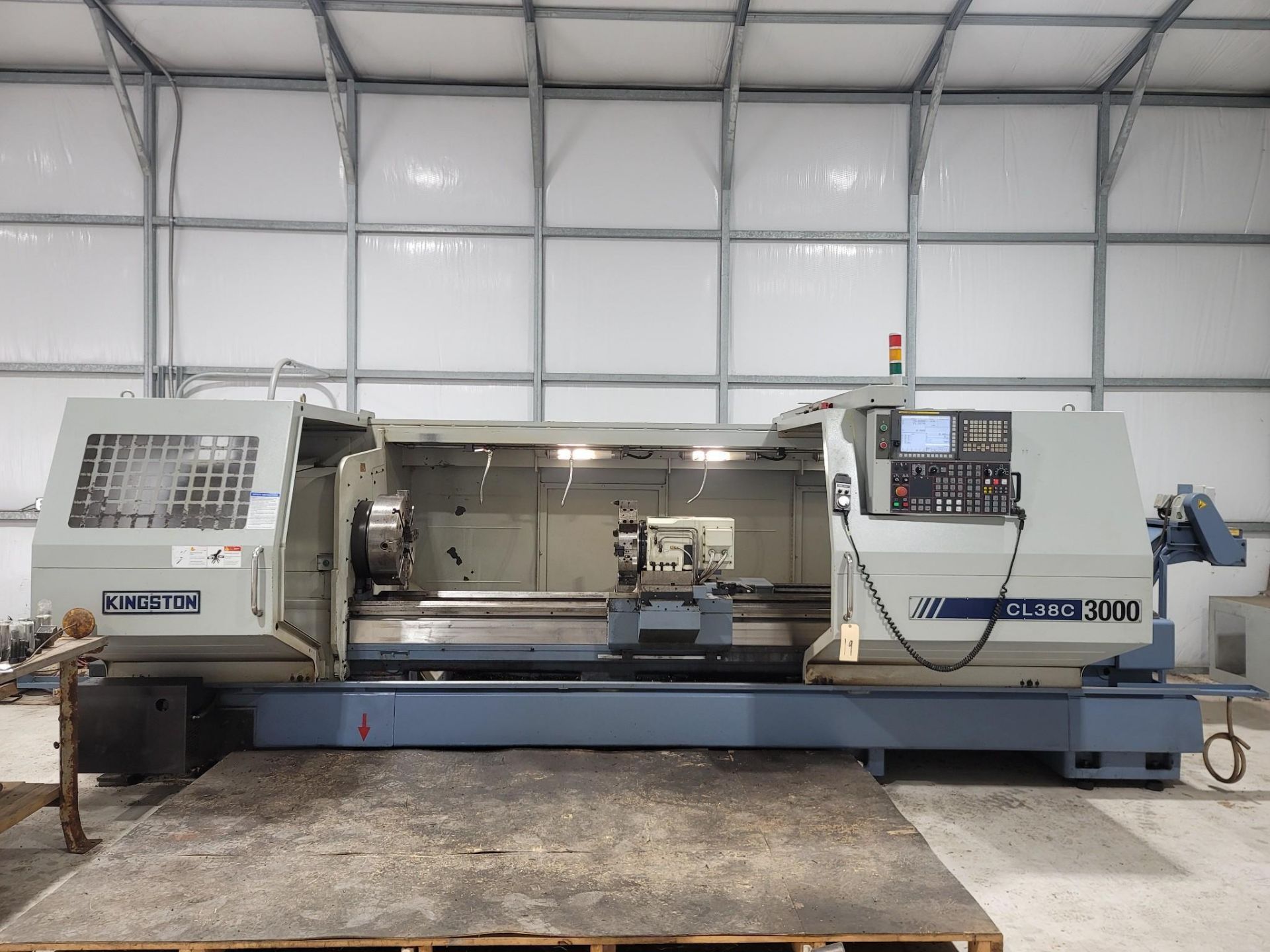 2019, Kingston CNC lathe Model CL38C 3000, S/N 303035 - Image 3 of 51