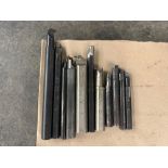 Lot of 11 Assorted Indexable Boring Bars Ranging From: 5/8” X 6” to 1” X 12”
