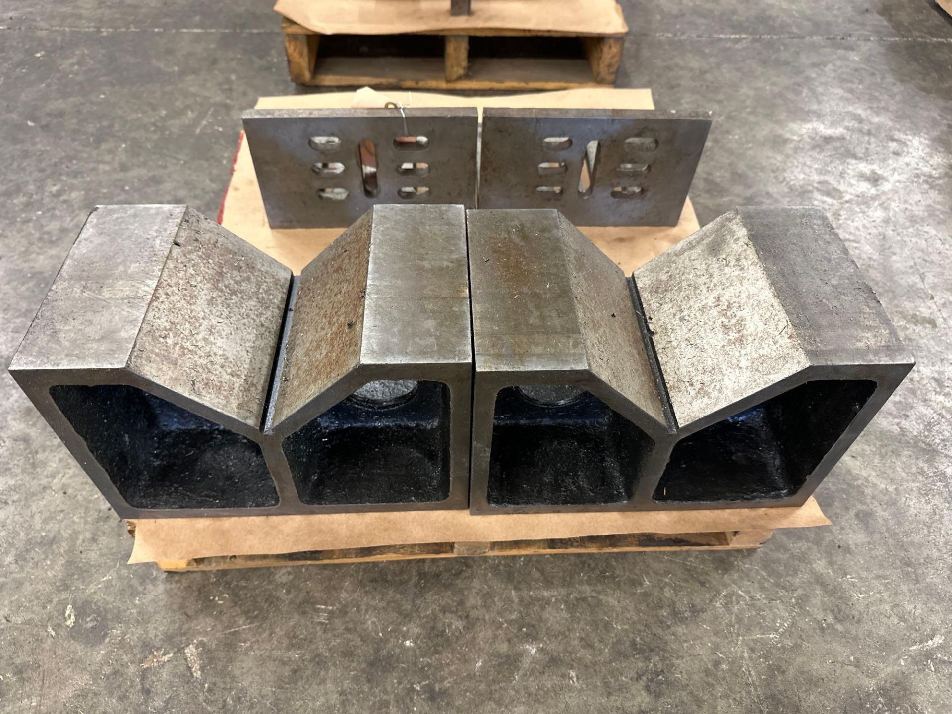 Lot of 2 Heavy Duty “V” Blocks: 12” X 7” X 8” , 5” Height on “V” Cut - Image 2 of 5