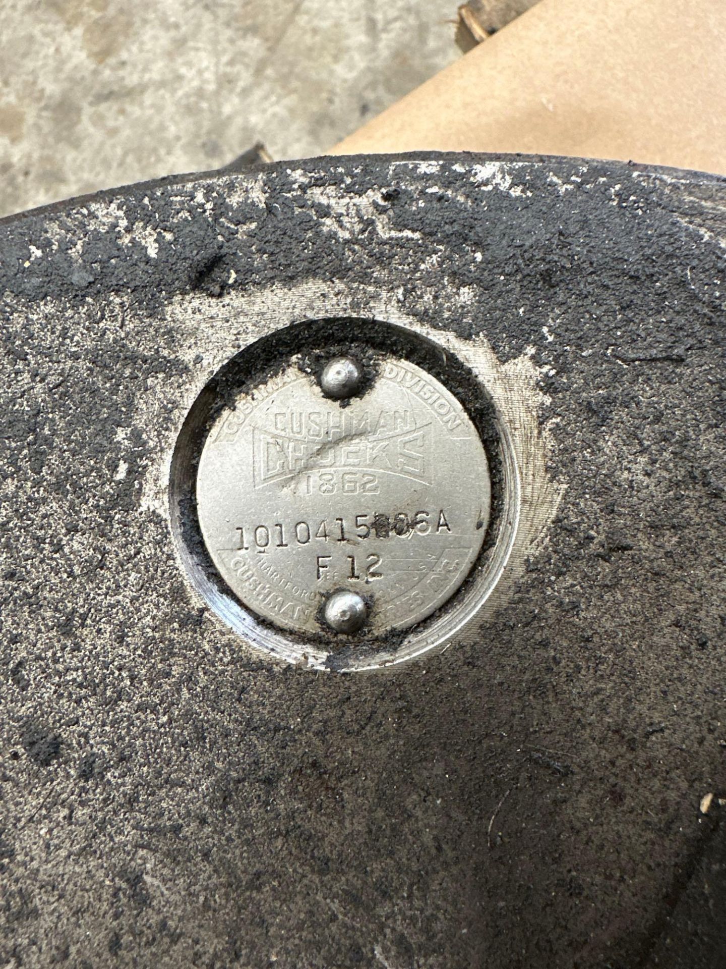 15” 3 Jaw Cushman Chuck with 3” Thru Hole - Image 2 of 4