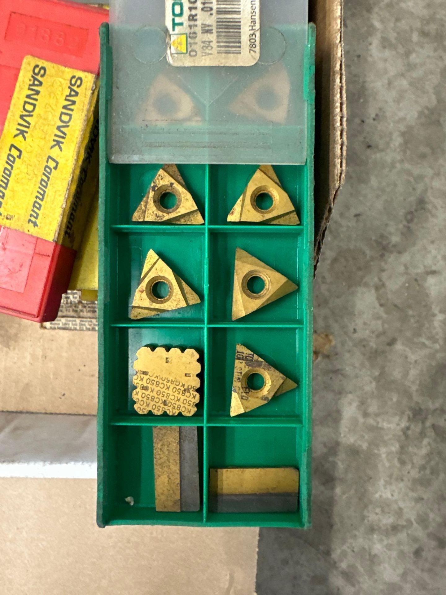Lot of New Assorted Size and Shape Inserts: Carbide, Low Carbon Steel, Inconel and Different Grades - Image 9 of 18