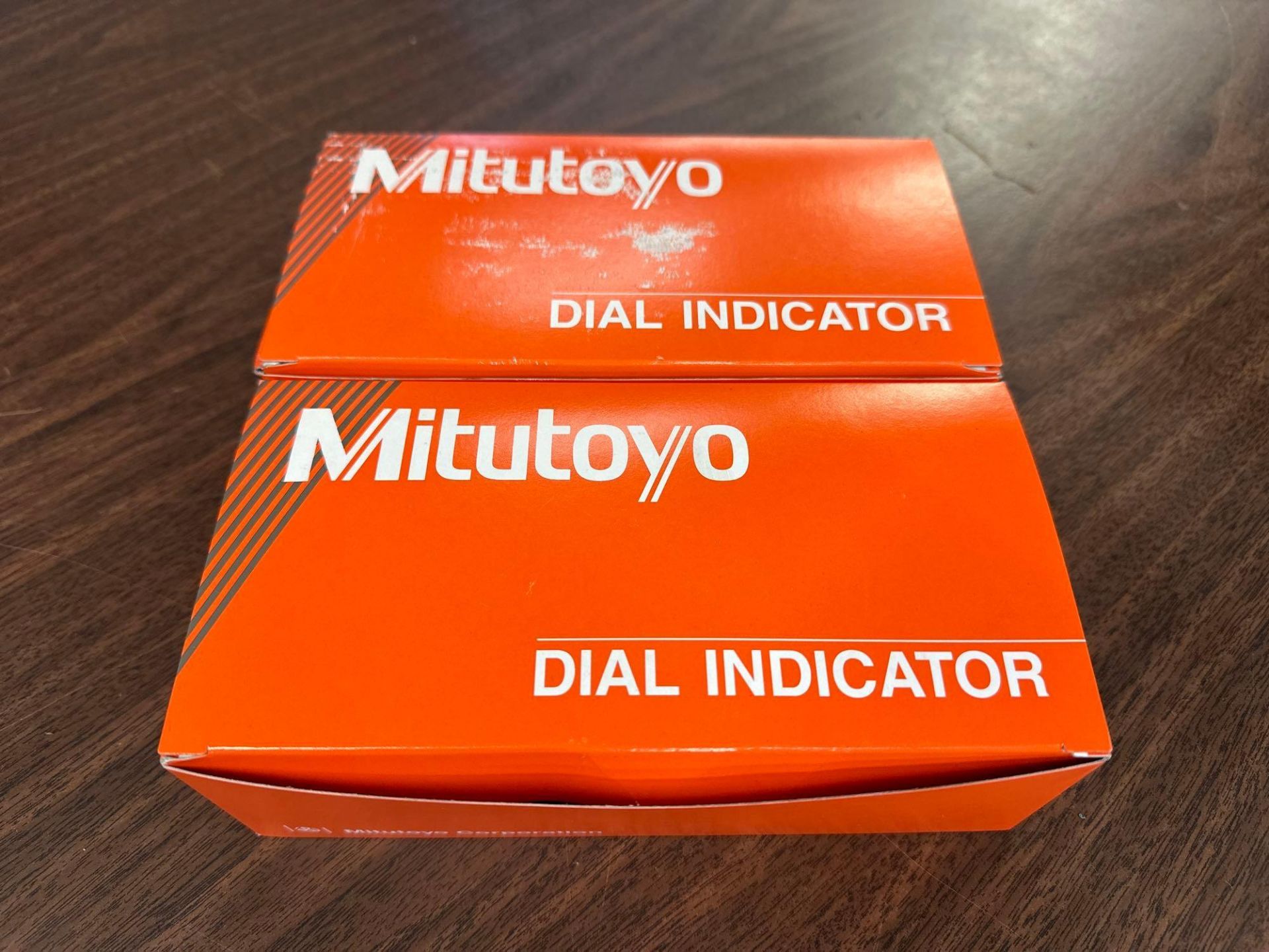 Lot of 2 New Mitutoyo Dial Indicator Model: 2416A .001” Grad. See photo.