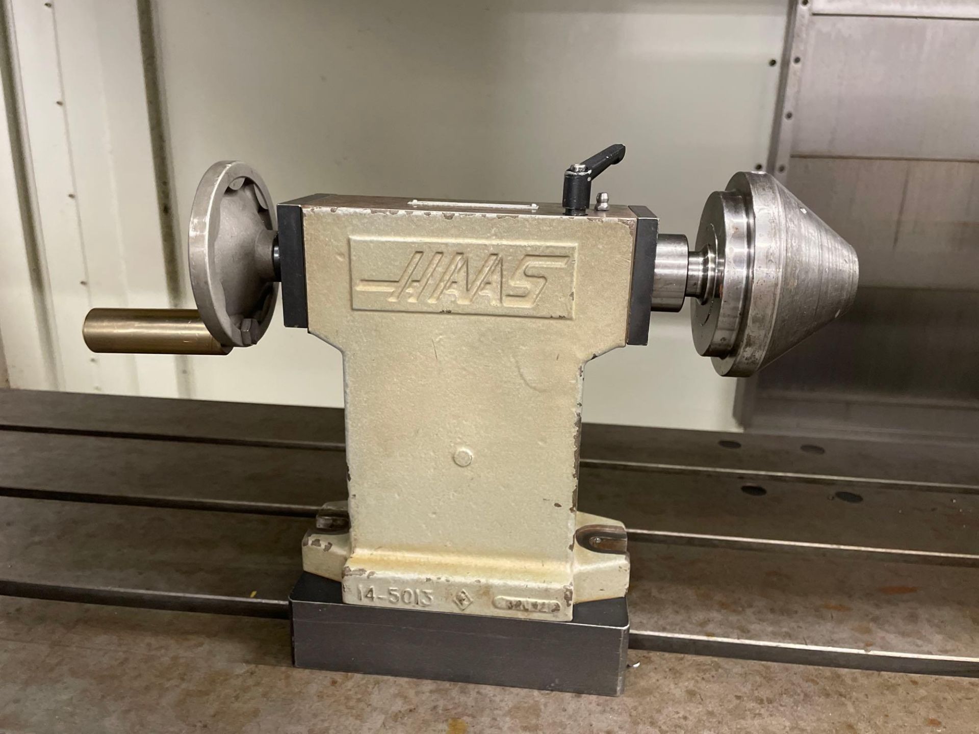 Haas 4th axis model HRT310 with 12” 3 Jaw Bison Chuck 4” Thru Hole - Image 4 of 5