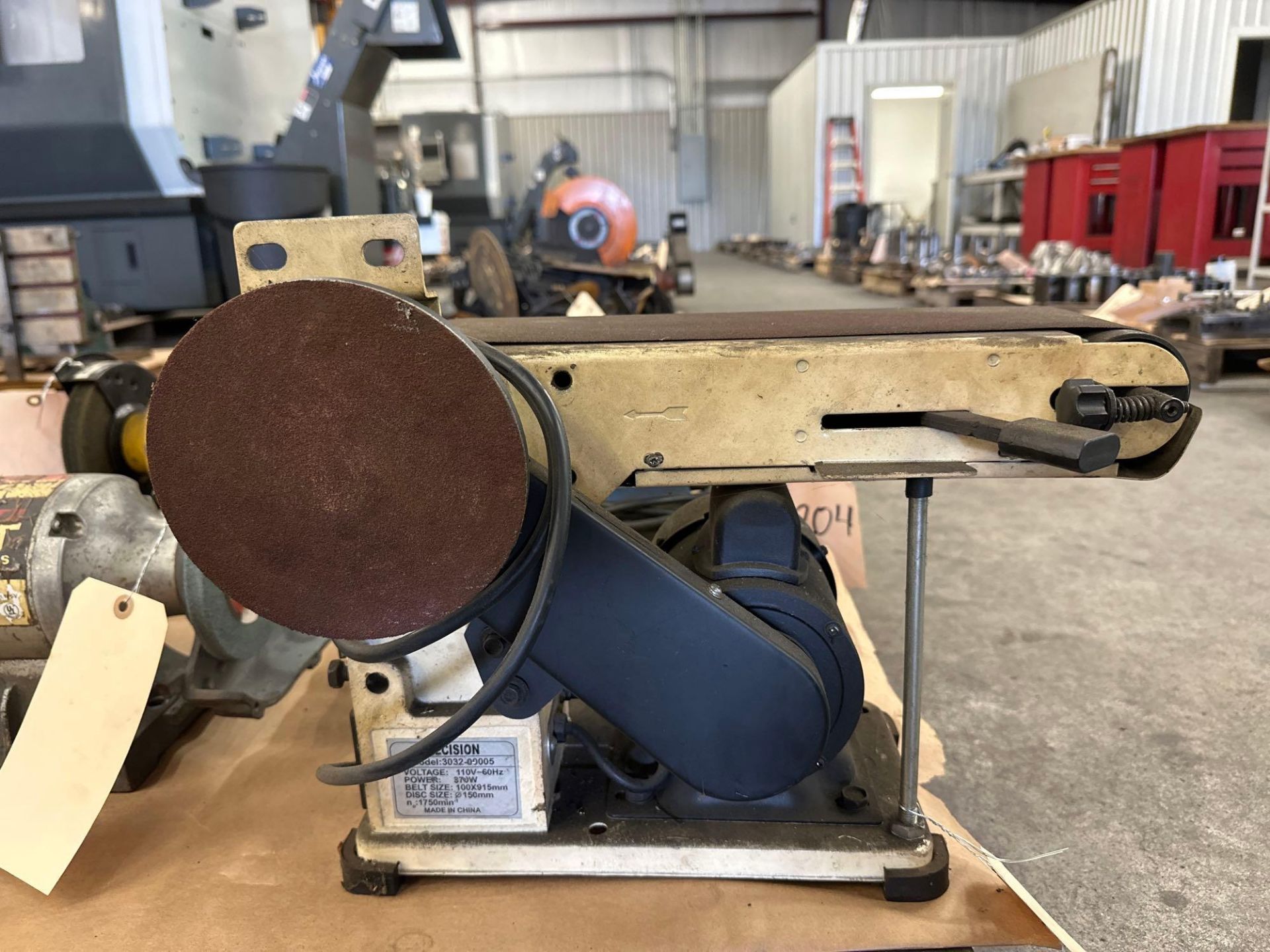 Precision Bench Table Belt/ Disc Sander Model 3032-00005 - Image 5 of 5