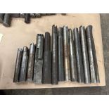 Lot of 10 Assorted Indexable Boring Bars Ranging From: 1 1/4” X 7 1/2” To 1 7/8” X 14 3/4”