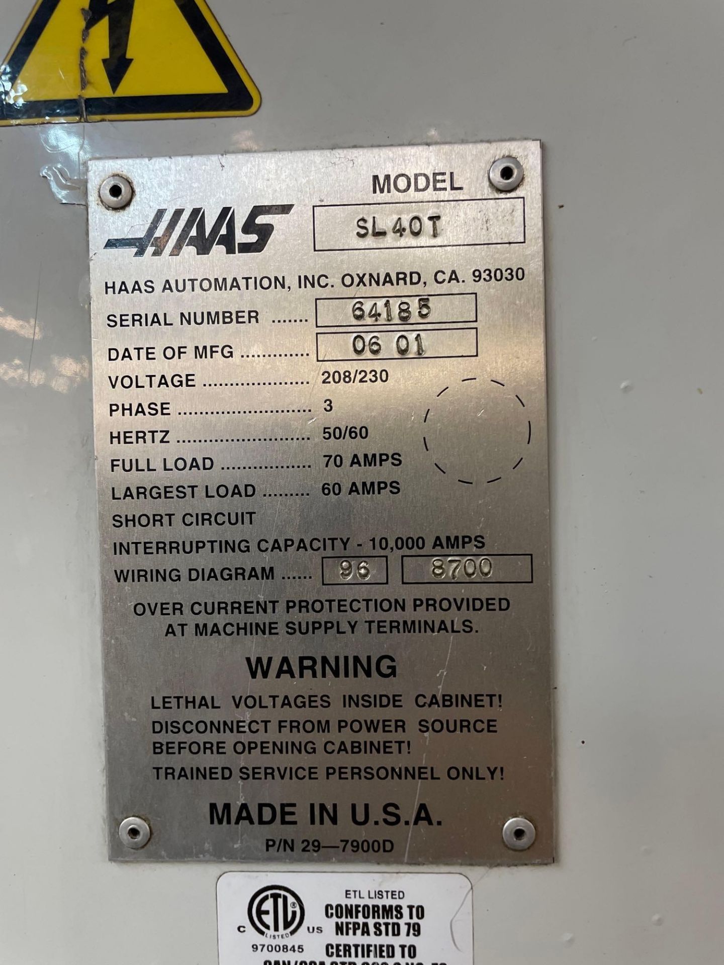 Haas SL40T CNC Lathe - Image 12 of 12