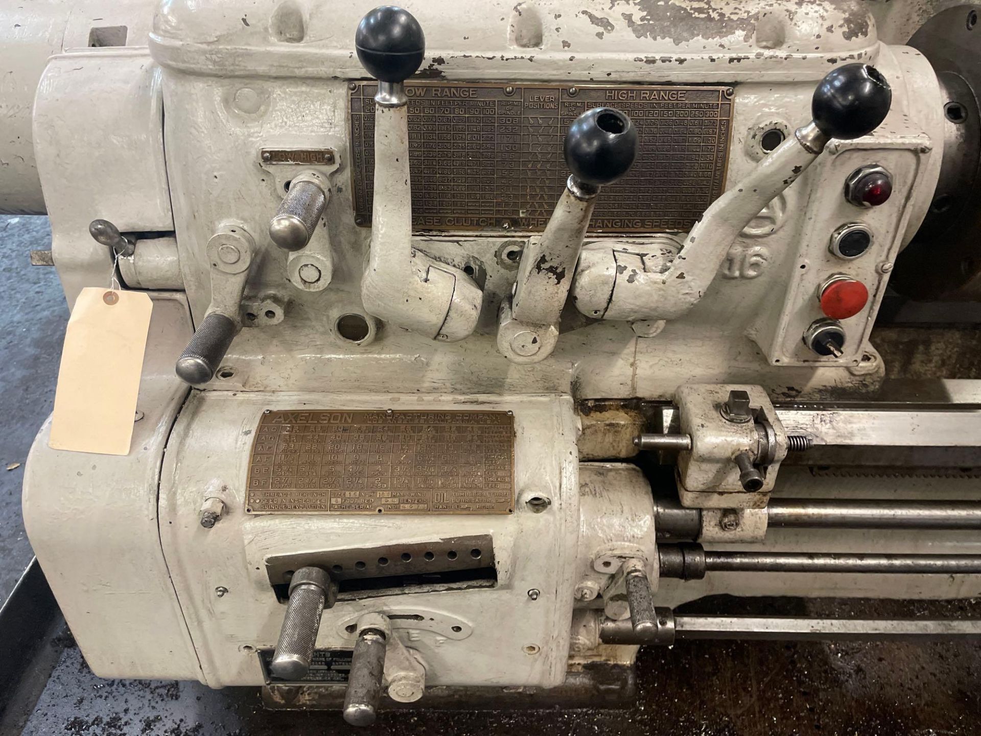 Axelson 16 Lathe, S/N 4673 - Image 11 of 11