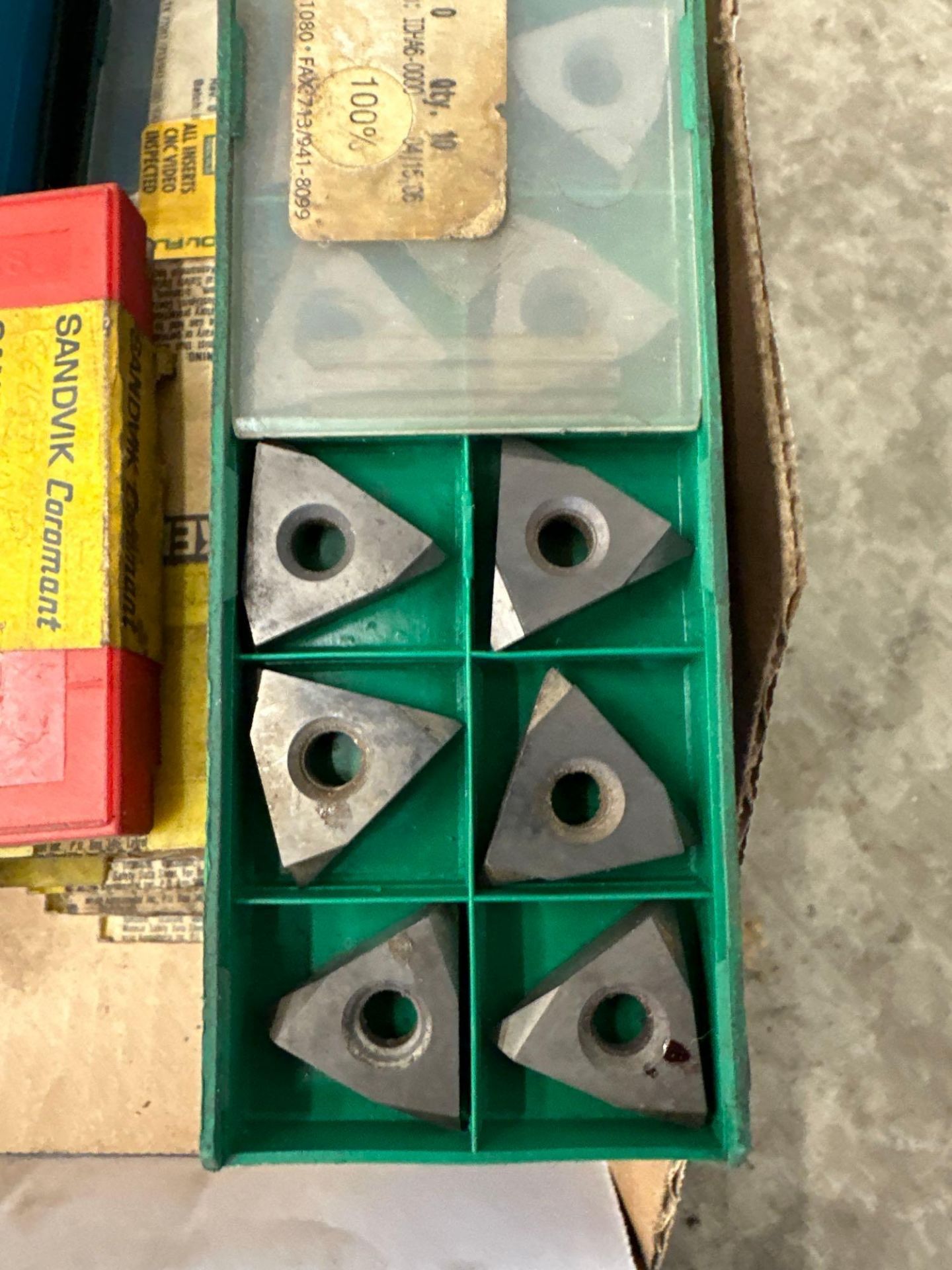 Lot of New Assorted Size and Shape Inserts: Carbide, Low Carbon Steel, Inconel and Different Grades - Image 10 of 18