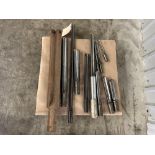 Lot of 12: Assorted Spade Insert Boring Bars Size Ranging From 1” X 8 3/8” to 1 1/4” X 32”