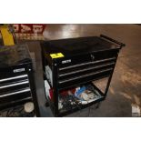 UG GENERAL FOUR DRAWER PORTABLE TOOL CABINET WITH KEY 31" X 16" X 38"