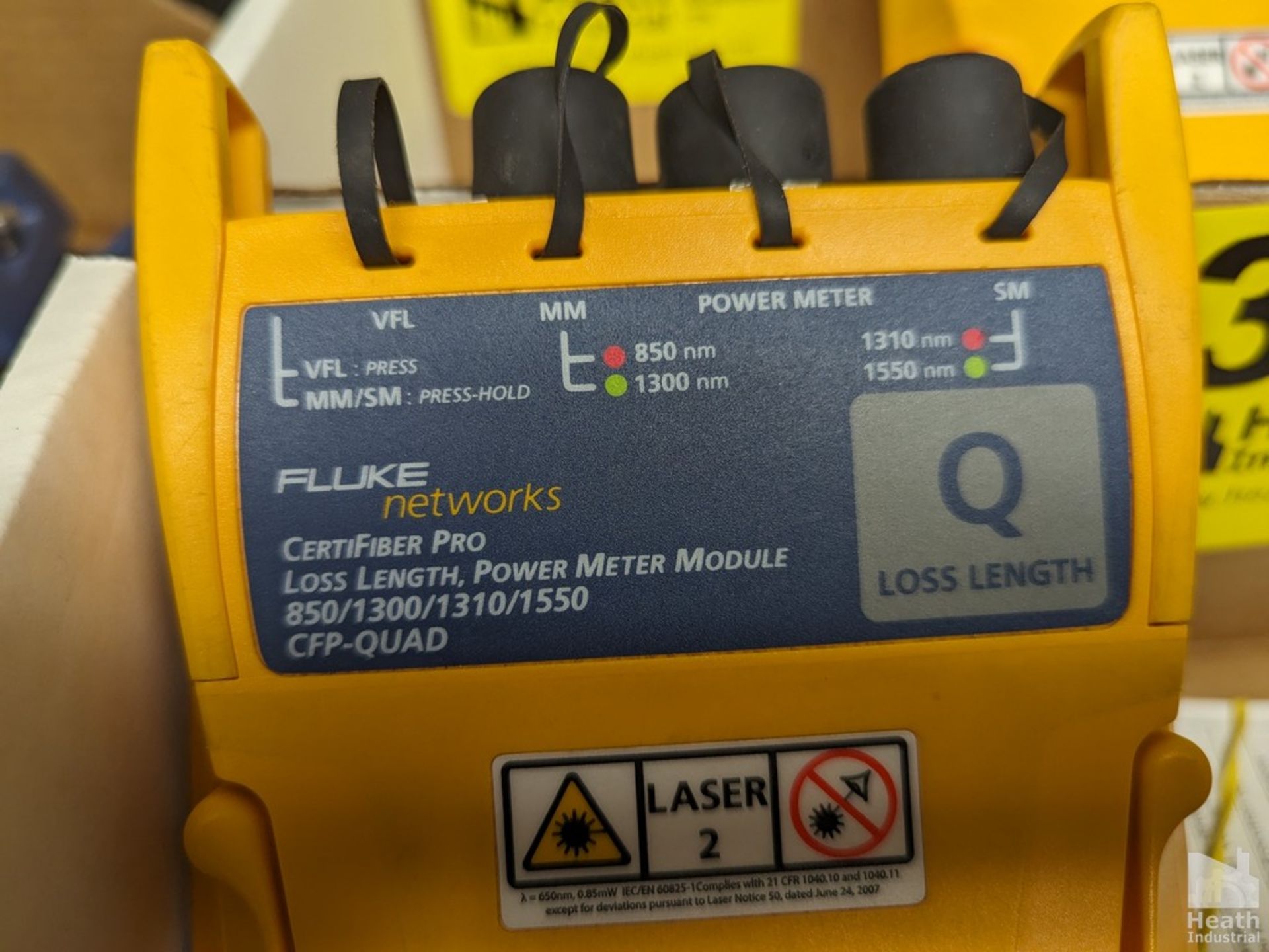 FLUKE MODEL CERTIFIBER PRO LOSS LENGHT POWER METER MODULE, CFP-QUAD - Image 2 of 2