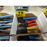 (3) ASSORTED CRIMPING TOOLS IN BOX