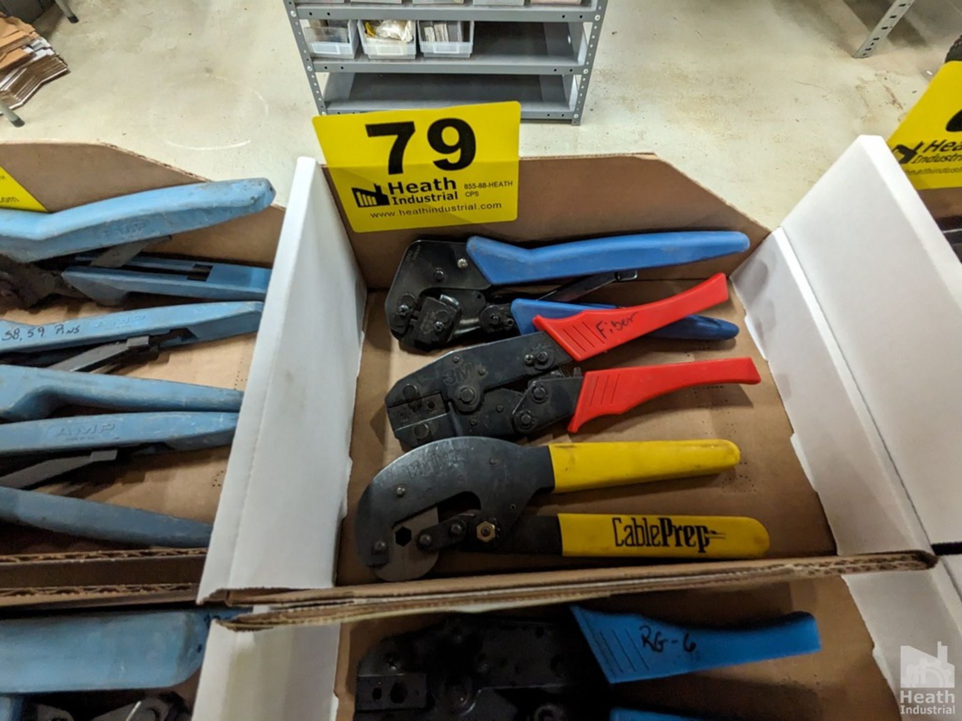 (3) ASSORTED CRIMPING TOOLS IN BOX