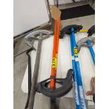 (2) KLEIN TOOLS 1" EMT CONDUIT BENDERS