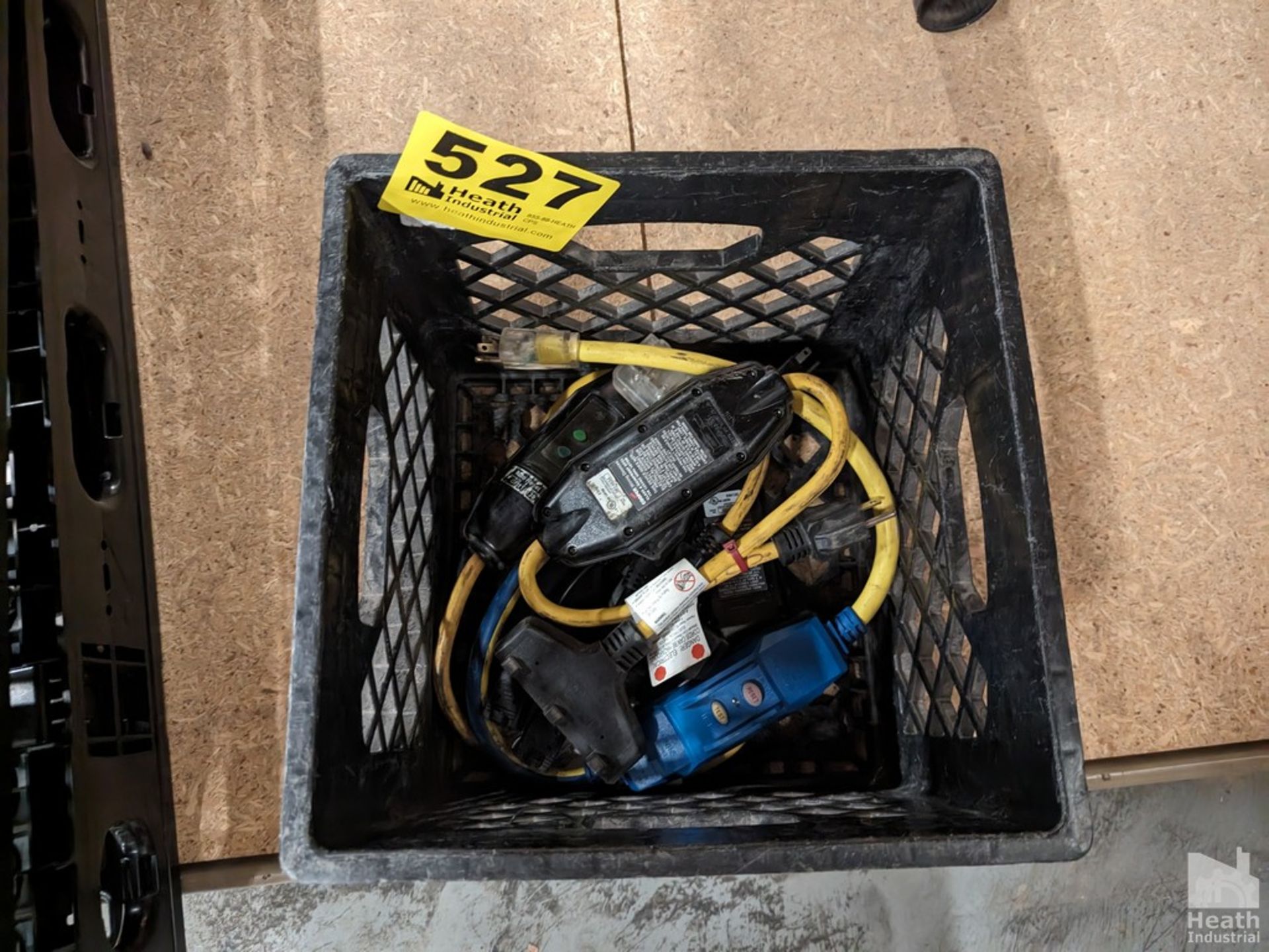 GFCI SAFETY SWITCHES IN MILK CRATE