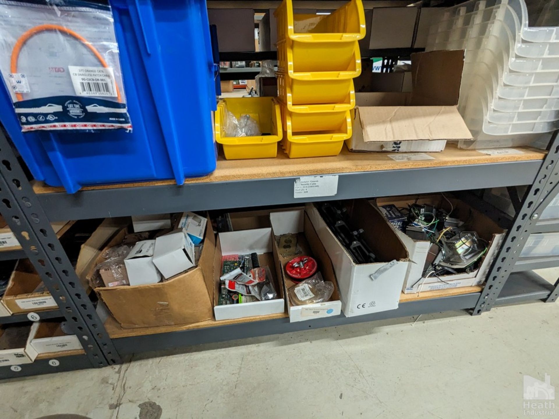 SHELF UNIT WITH PATCH CORDS, HA MOUNTS, AND TRANSFORMERS - Image 5 of 5