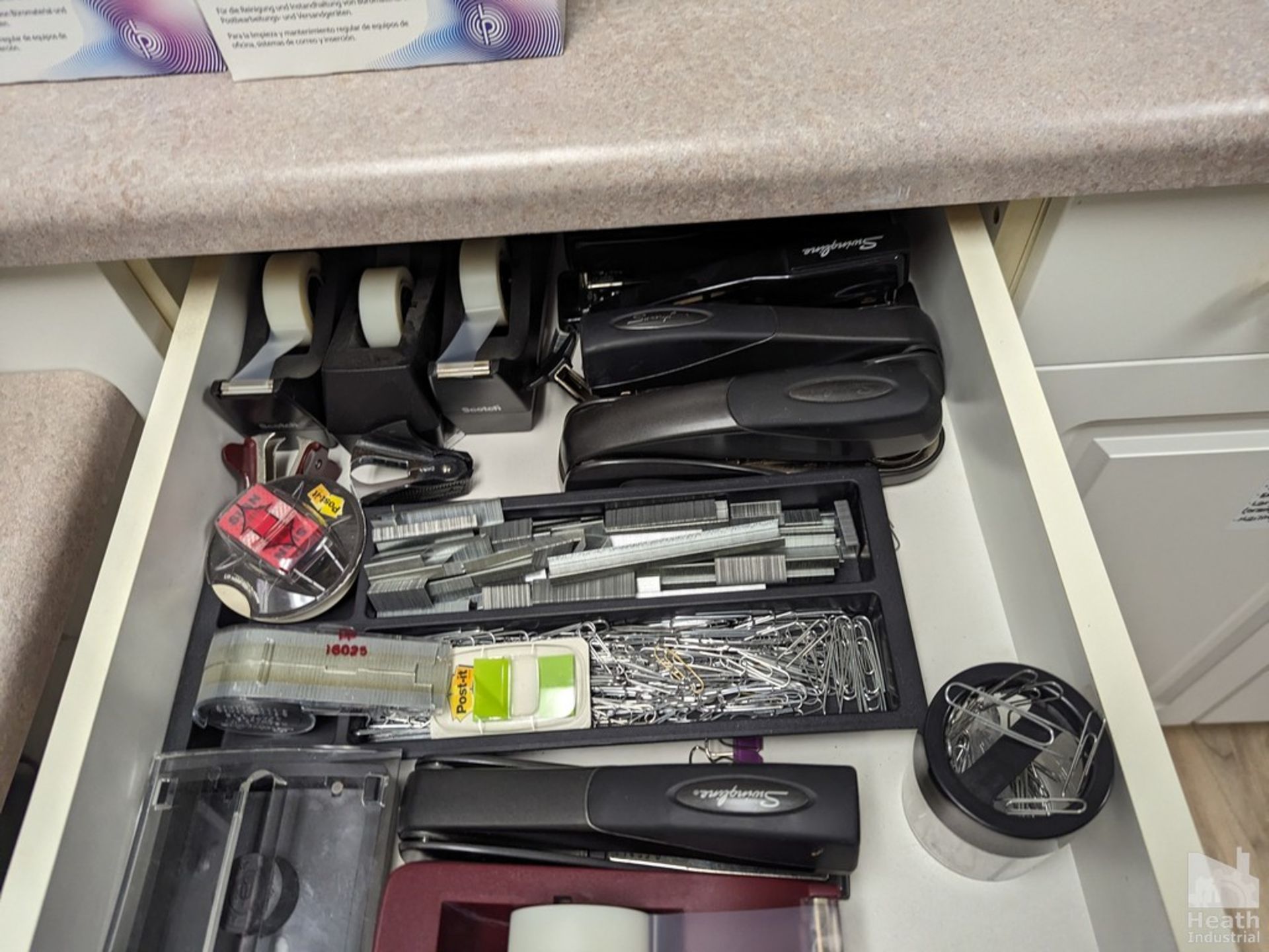 LARGE QTY OF SUPPLIES IN CABINETS - Image 9 of 10