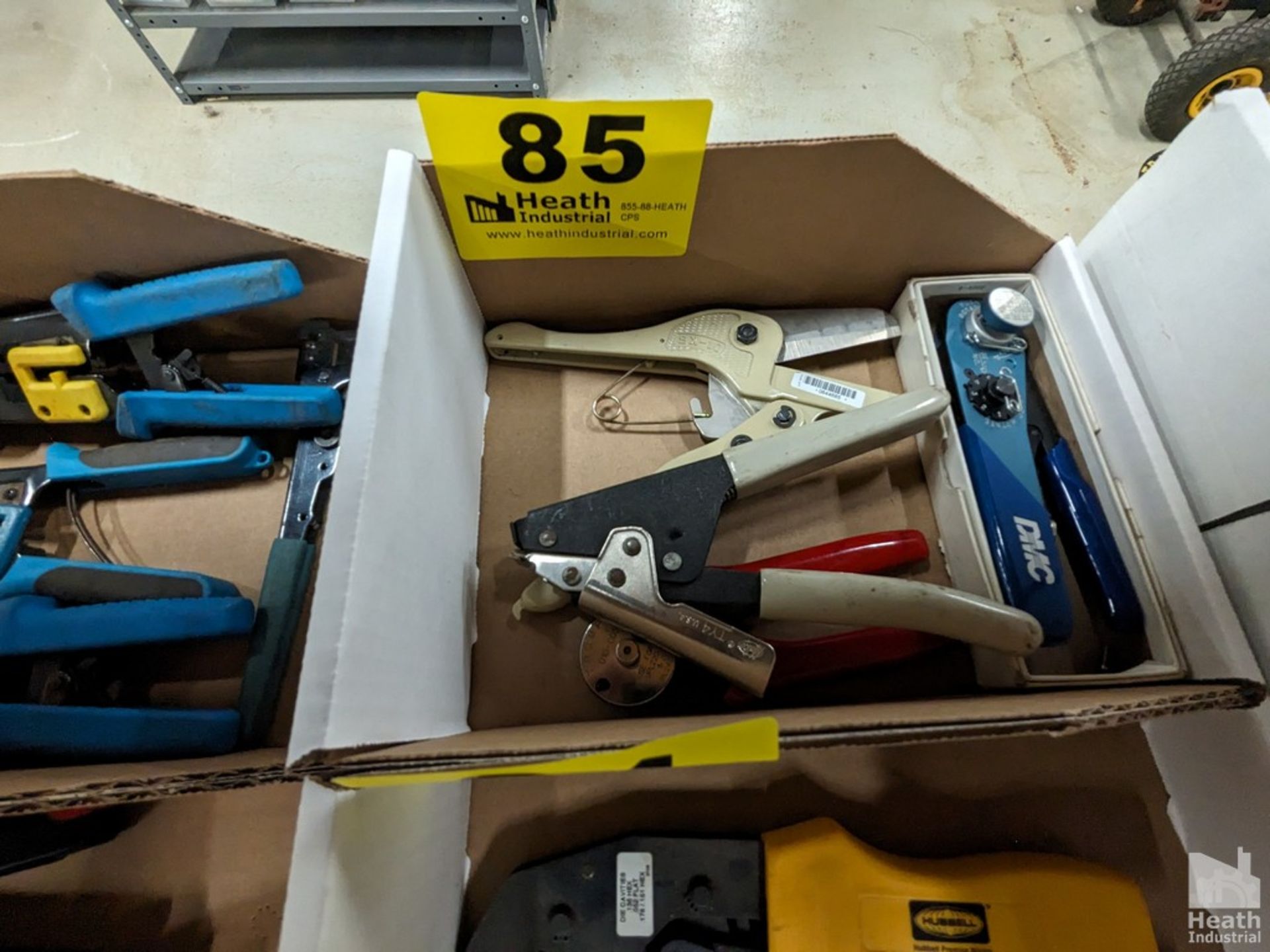 (4) ASSORTED CRIMPING TOOLS IN BOX