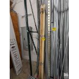 ASSORTED 8' AND 10' CONDUIT ON WALL RACK