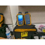 FLUKE MODEL VERSIV DSX-5000 CABLE ANALYZER WTIH DSC-CHA004 CAT6 CHANNEL ADAPTERS, CASE, ACCESSORIES