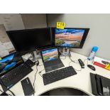 MICROSOFT SURFACE PC WITH (2) HP MONITORS, KEYBOARD, MOUSE