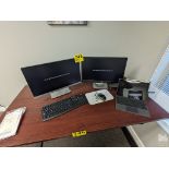 MICROSOFT SURFACE PC WITH (2) HP MONITORS, KEYBOARD, MOUSE