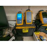 FLUKE MODEL VERSIV DSX-8000 CABLE ANALYZER WTIH DSC-CHA804 CAT6 CHANNEL ADAPTERS, CASE, ACCESSORIES