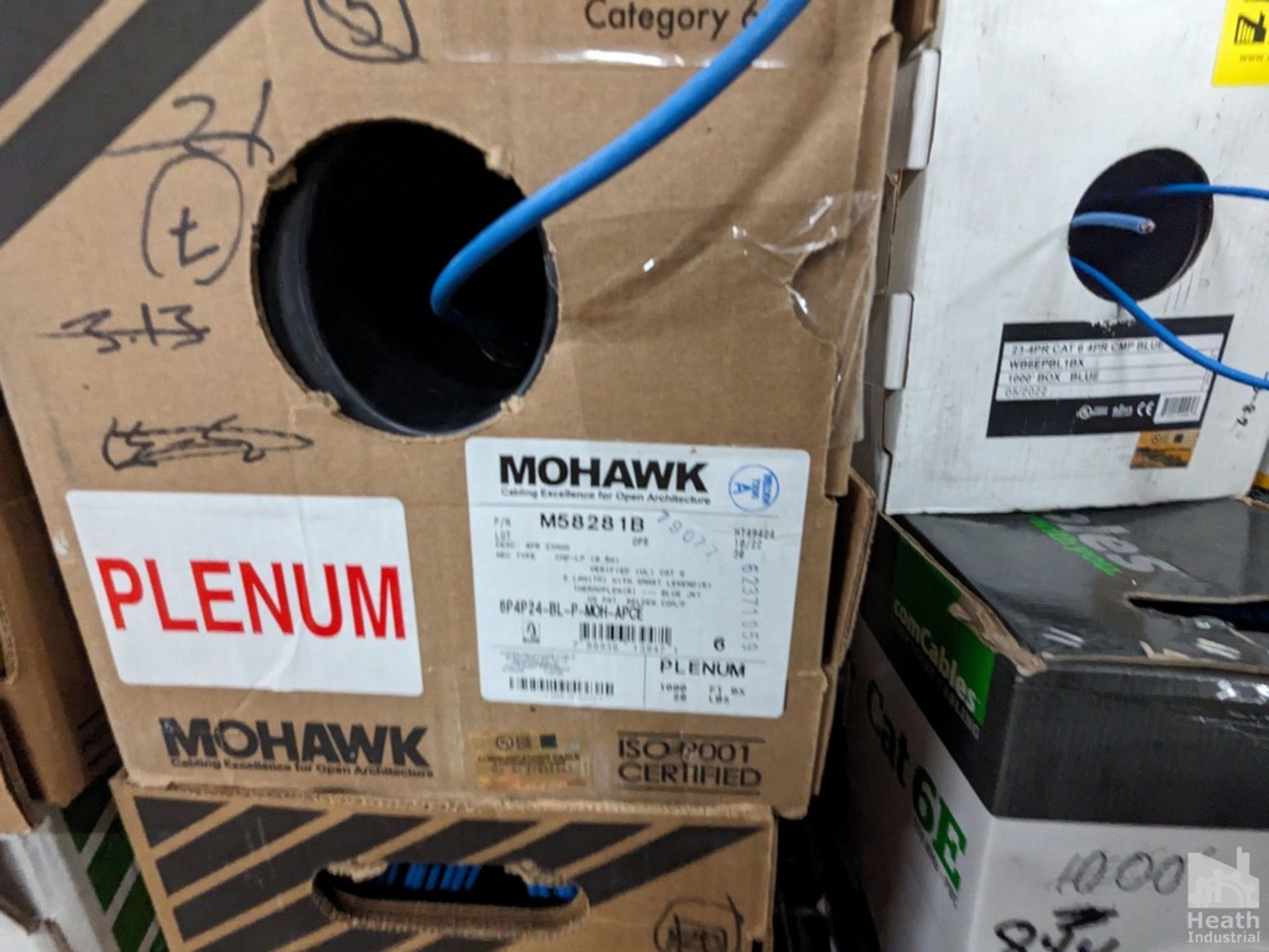 (6) BOXES MOHAWK PLENUM MJ8281B WIRE - Image 2 of 2