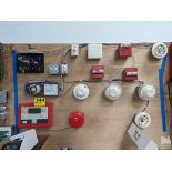 SIEMENS CERBERUS FIRE CONTROL PA WITH ASSORTED SENSORS, STROKES AND ALARMS